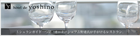 hotel de yoshino�@�~�V�������K�C�h����A�I�[�i�[�V�F�t�g�쌚�����肪���郌�X�g�����B